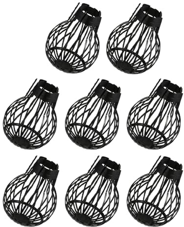 DOITOOL Filtri per Grondaie in Plastica 8 Pezzi Coperture Anti-Blocco per Scarico Tetto per Balconi e Aree Esterne Protezione Contro Foglie e Detriti