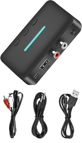 Altavoces Receptor de audio Bluetooth inalámbrico RCA adaptador Bluetooth para dispositivos Bluetooth