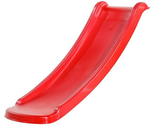 AXI Sky120 Rutsche Rot - 118 cm | Anbau Element für Kinder Spielturm/Spielhaus/Stelzenhaus | Anbaurutsche für Podesthöhe 60 cm