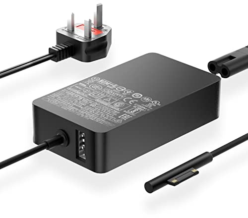 CYD 15V 127W Laptop Power Supply Compatible for Surface Pro 8, Surface Go 3, Surface Go 3 Surface Pro 8 Surface Studio, Laptop 7+ Surface Book 3 13.5 Book 2 Laptop 3 2, Pro X 7 6 Notebook AC-Adapter