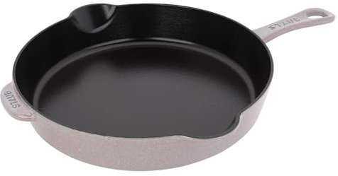 STAUB Cast Iron 11-inch Traditional Deep Skillet - Lilac