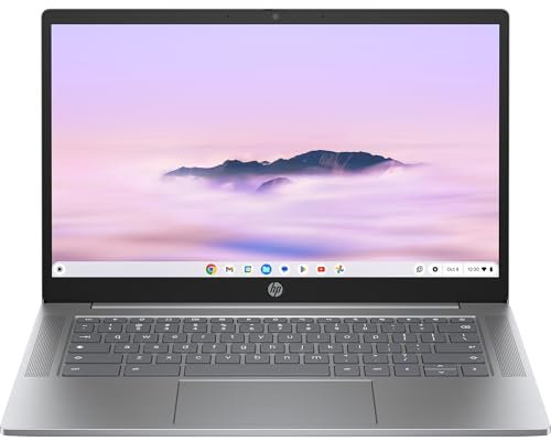HP Chromebook Plus 14a-nf0003sl, Intel Core i3-N305, 8GB RAM LPDDR5, 256GB UFS SSD, Display 14 FHD IPS 300 Nits, Antiriflesso, Micro-edge, Grafica Intel, 1080p Privacy Cam TNR, ChromeOS, Grigio