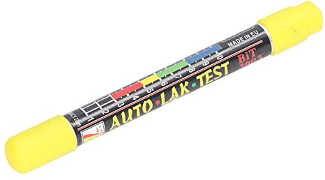 Medidor de Espesor de Pintura, Probador de Espesor de Pintura para Automóvil Tipo Bolígrafo con Punta Magnética para Automóvil, Color que Indica una Tira para una Fácil Lectura, Funcionamiento