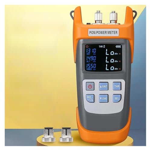 Mesureurs de lumière, AUA-330A/U Port APC/UPC (en option) Compteur de puissance PON à fibre optique portable avec lumière LED FTTX/ONT/OLT 1310/1490/1550 nm(AUA-330A)