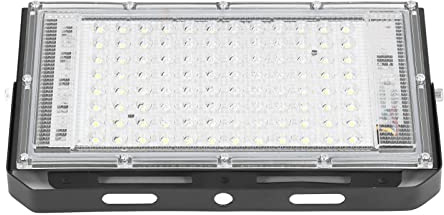 FTVOGUE Luz LED Luz de 100W Alto Brillo para la Entrada del Jardín Blanca Inundación Marcada