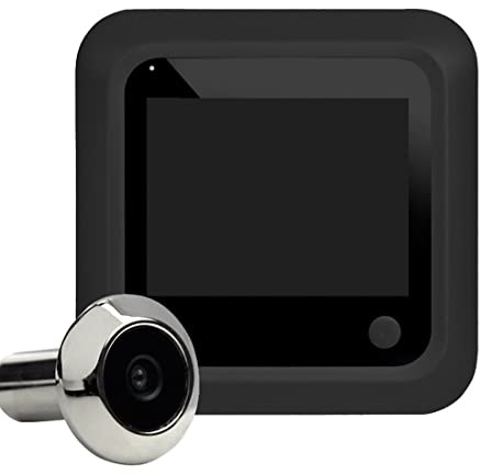 Pvczool Telecamera per Spioncino per Porte, Spioncino per Visori per Porte, LCD Digitale Grandangolare 145° da 2,4 Pollici per Porta D'Ingresso per Porta D'Ingresso 'Appartamento Casa