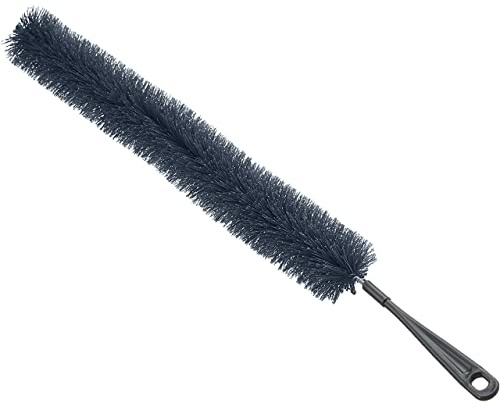 PRICE BEATER, Heizkörper-Reinigungsbürste, 78 cm, flexibel, lange Borsten, mit Griff, Mehrzweck-Reinigungsbürste für Heizkörper, Trockner, Fusseln und Waschmaschine, Schwarz