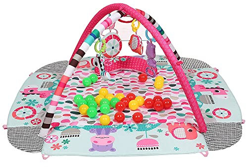 Gimnasio Bebé,Manta Juegos Bebe, Manta Actividades Bebé,Alfombra Sensorial para Bebés, Regalos para Niños y Niñas de 1 a 6-12-24 Meses