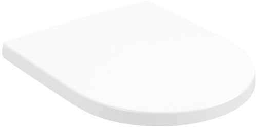 Villeroy & Boch Subway 3.0 WC-Sitz mit SoftClosing und QuickRelease, 374x438 mm, 8M42S1RW, Farbe: Stone White