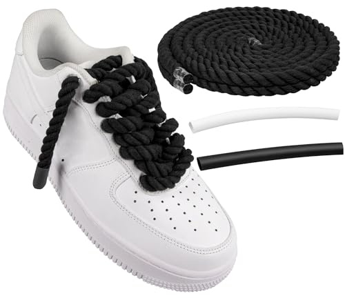 Endoto Lacci Scarpe per Air Force 1 Shoe Laces Shoelaces | Lacci corda | Materiale: Cotone