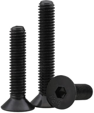 5 Stück M6 M8 M10 Senkkopfschrauben Güteklasse 12.9 Flachkopf-Innensechskantschraube (Size : M10 x 30mm)