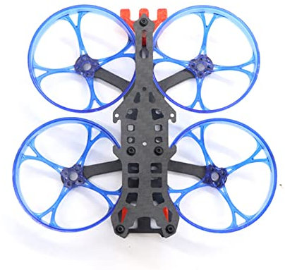 JAFYLO CK95 95mm Carbonfaser-Rahmen-Kits mit 4-teiligen Kanälen RC FPV Racing Freestyle 2-Zoll-Drohnen 1104 1106 1204 1206 Quadcopter Rahmen Bausatz(Blue)