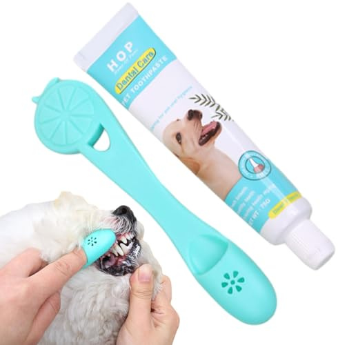 Zahnputz-Set für Welpen, Zahnbürste und Zahnpasta für Hunde