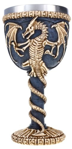 Treasure Cove Large Dragon Skull Goblet P754895 Game of Thrones Chalice Dungeons and Dragons Decoration for Fans