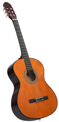 Juroupi Konzertgitarre für Anfänger, 4/4, 99,1 cm, Lindenholz, klassische Gitarre, klassische Gitarre für Anfänger, klassische Gitarre, Junior-Gitarre, Anfänger, 70112