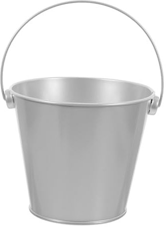 SHINEOFI Mini Verzinkte Metalleimer Mit Tragbarem Henkel Kleiner Robuster Zinkeimer Für Partydekoration Pflanzgefäß Süßigkeitenhalter Und Vielseitige Heimnutzung Metallisch Kompakt