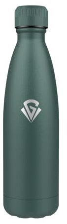 Borraccia Termica 500ml, Borraccia Acciaio Inox Doppia Parete Isolata, Bottiglia Acqua Senza BPA, Borraccia Antigoccia e Riutilizzabile per Scuola, Lavoro, Escursioni, Sport, Campeggio, Viaggi, Yoga