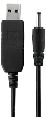 Panlouting Cavo Convertitore di Tensione USB DC 5V a DC 12V | 1 metro | Jack DC 3,5 * 1,35mm | Per Ventole, Luci LED, Router, Altoparlanti, CCTV