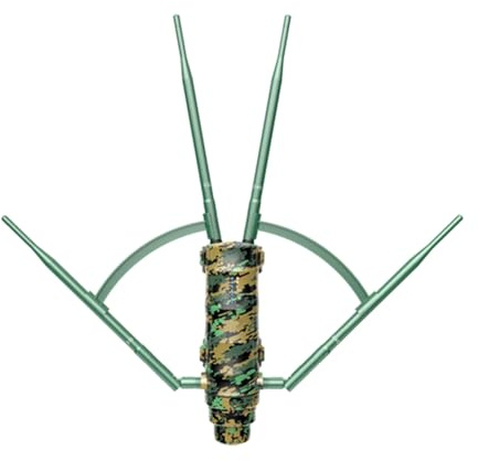 Juqoyue Enrutador WiFi para Exteriores AC1200 de Alcance y Alta Potencia con Antenas de Alta Ganancia, Resistente A la Intemperie IP67, Enchufe Estándar de la UE