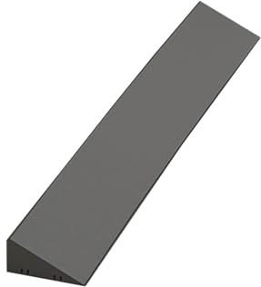 XMLYSMYS Rampa per Soglia della Porta, Rampa per Sedia a Rotelle, Altezza di Salita da 1 a 11cm, per Sedie a Rotelle, Scooter, Passeggini, Bagni(Black,100x24x11cm)