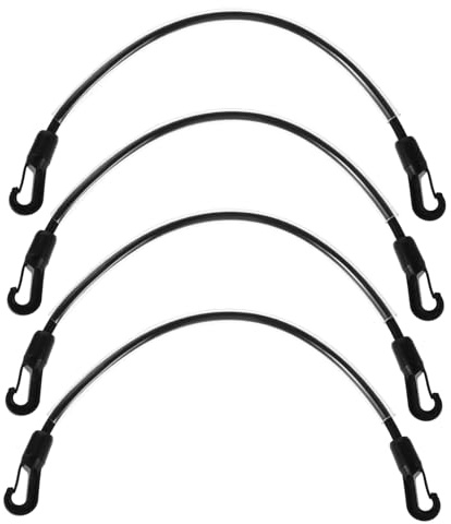 ETHZZLE Deckengurte Für Pferdedecken Elastischer Schweifgurt Mit Doppelseitigen Clips 4-Teilige Ersatz-Beingurte Für Winter- Und Regendecken Für Sicheren Halt Beim Reiten