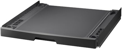 Samsung SKK-UUB Zwischenbaurahmen, Zur Verbindung Waschmaschinen und Trocknern, Ablage bis 15 kg belastbar, Original-Zubehörteil, Schwarz