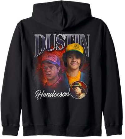 Stranger Things Dustin Homage Sweat à Capuche