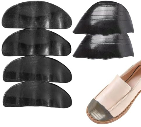 Relleno para zapatos – 3 pares de punteras con plantilla de PU para todos los zapato | Cojines para pies antideslizantes, y transpirables | Zapatos cómodos de ajuste Universal, inserciones par