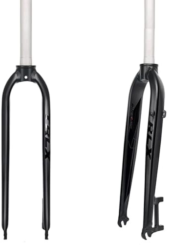 AEYINO Rigid Fork 29er Rigid Fork Mountain Bike Forks 26 27.5 29 MTB Forks | 1-1/8 Threadless Straight Tube Disc Brake QR 9x100mm Super Light Aluminum Alloy Bicycle Front Fork Replacement Accessories