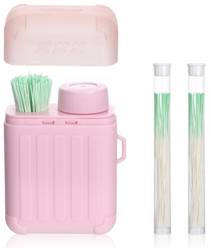 360 Pcs Ear Piercing Cleaning Floss, Disposable Ear Hole Cleaner Piercing Aftercare Cleaning Tool Kit for Women Men (No Cleaning Solution)