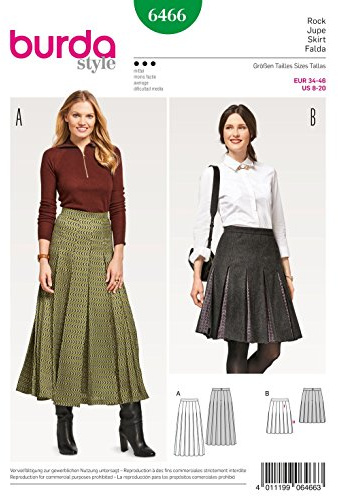 Burda Schnittmuster 6466 Rock, Papier, weiß, 19 x 14 x 0,5 cm