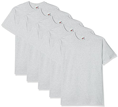 Fruit of the Loom Men's Super Premium Short Sleeve T-Shirt Pack of 5
