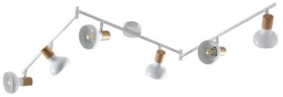 Lindby Faretto dimmerabile (Moderno) colore Bianco, in Metallo ad es. Cucina Lampada da incasso plafoniera applique