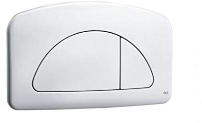 Plaque Dual Cassette Intégré Diamant Blanc 627001 Oli