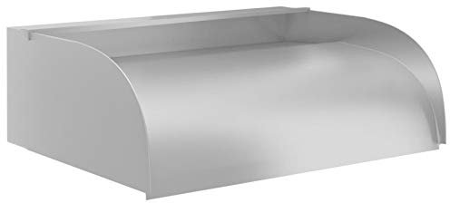 Tidyard Fontana a Cascata da Giardino per Lagnetto e Piscina con LED in Acciaio Inox 45x34x14 cm,Cascata da Giardino in Acciaio Inossidabile,Fontana da Giardino,Fontana Laghetto,Cascata Laghetto