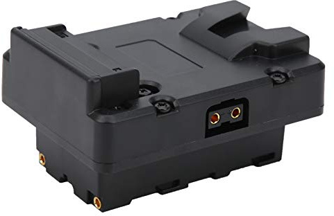 V-Lock-batteriadapter, V-fäste Batteri Till NP-F-adapter, V-lås 14,8 V D-tap-batteriadapter för Bildskärm/Påfyllningslampa Batteri V-fäste Till NP-F