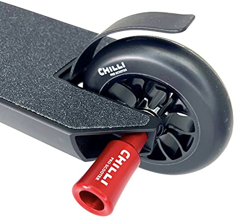Chilli Pro Scooter Barrel Pegs Aluminium Stunt Scooter Pegs mit Achsen Park Grind Pegs Fuer Tretroller Freestyle