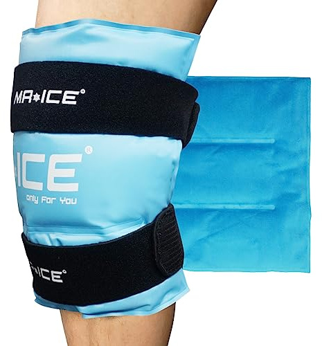 Kühlpads Knie Groß, Gel Kühlpack Wiederverwendbar Kalt Warm Kompresse | Großes Kühlpad | Flexible Anpassung | Gleichmäßige Temperatur | Für Alltag & Sport | Mehrfach nutzbar