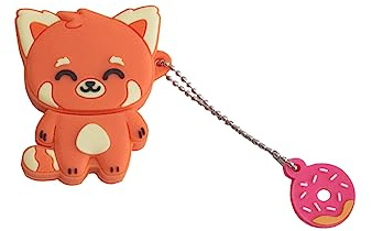 Mr Wonderful Wondee Clé USB Amusante de 32 Go en Forme de Panda Roux - Officiel Mr Wonderful Cadeaux Originaux pour Femmes, Hommes, garçons et Filles.