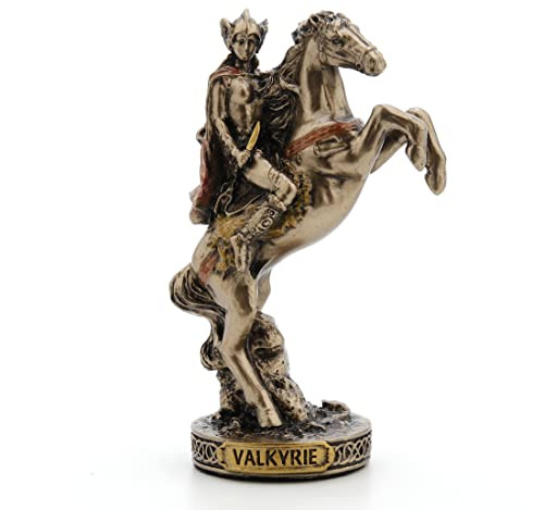 Veronese Design Nordische Götter Miniaturfigur (Walküre, Bronze)