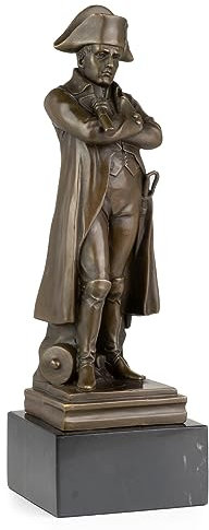Moritz Bronzefigur Napoleon Höhe 30,5 cm 3,25 kg Skulptur Statue Antik-Stil historisch Dekoration Vintage