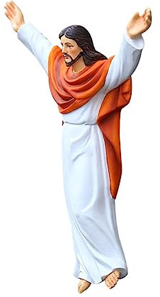 Cabilock Harz Jesus Hängen Statue Jesus Hause Schmuck Religiöse Decor