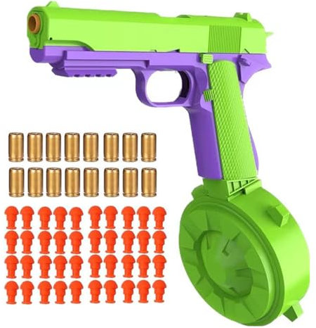 Spielzeug Pistole,Automatischer Burst Soft Foam Bullet Blaster Toy,Schaumstoff-Blaster Toy Gun für Jungen Mädchen ab 8+ Jahre (Set B)