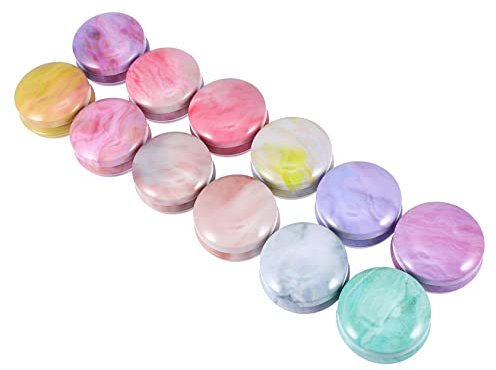 SEWACC 12pezzi Contenitori Per Candele Fai Da Te Da Pz Perfetti Per Creazioni Artistiche e Conservazione Di Cosmetici Spezie e Articoli Vari Impermeabili e Pratici