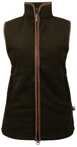 JACK PYKE Ladies Countryman Fleece Gilet Dark Olive XX-Large