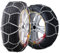 VEVOR Snow Chains, Manganese Alloy Steel Emergency Traction Tire Chains, 2PCS Cable Tire Chains for Cars, Pickups, SUVs, and Trucks, Silver