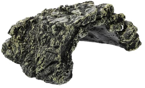 WOONEKY Terrario Natural para Reptiles Rampas y para Tortugas y Accesorio De Resin para y Terrarios