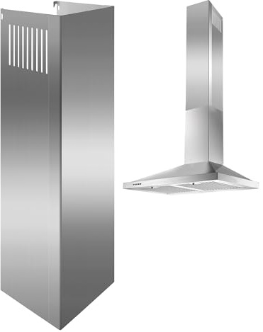 31.5 x 8 x 6.7 Range Hood Chimney Extension Fit for SNDOAS GD24 GD17 (Assembly Required), Stainless Steel Range Hood Extension Duct Cover (Upper Piece) Make Sure You Confirm the Chimney Size