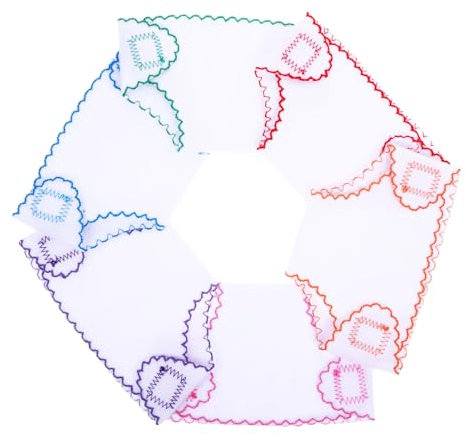 BRIGHTFUFU 6 Stücke Teiliges Windel DIY Puppenwindeln Für Babypuppen Farbige Zubehör in Violett Rot Blau Orange Grün Leicht Und Kompakt Für Junge Mädchen Zum Anziehen Und Spielen