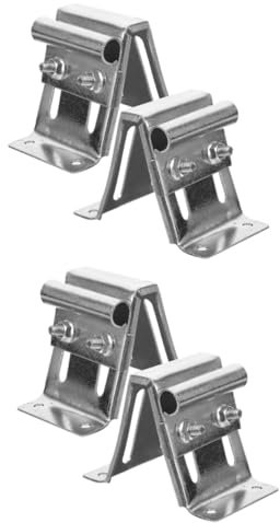 DIYEAH 2 Ensembles Support Ajustable De Porte De Garage Quincaillerie Pour Portes Résidentielles Accessoire Durable Pour Opération Silencieuse 2 Pièces * 2